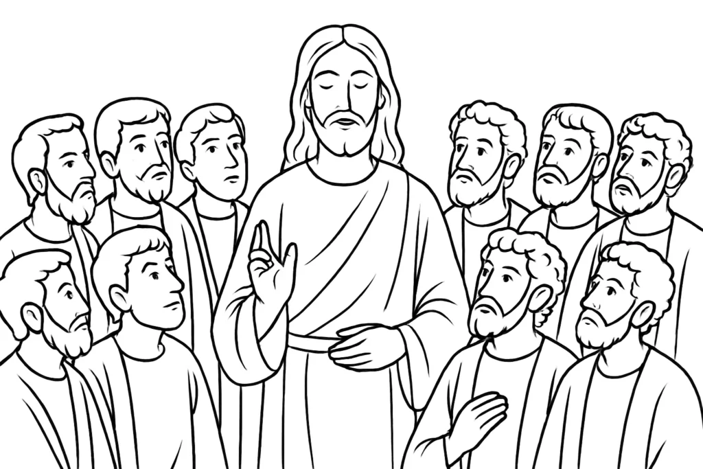 jesus con apostoles